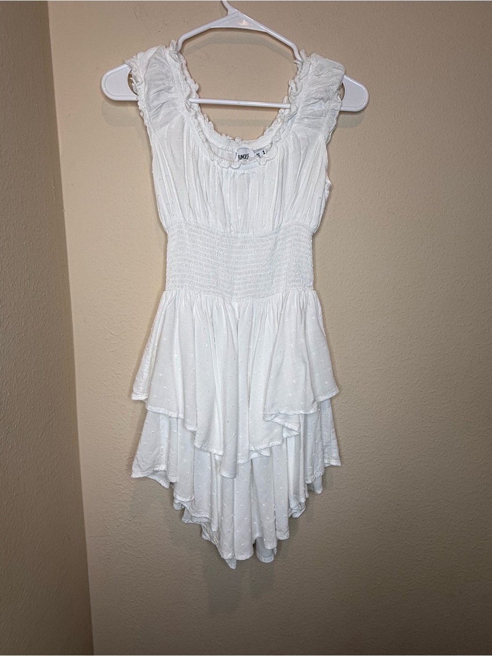 Princess Polly White Ruffled High-Low Sundress - Picture 2 of 6